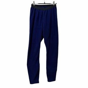 VTG Patagonia Womens Capilene Fleece Base Layer Pant Size M Navy Camping Outdoor